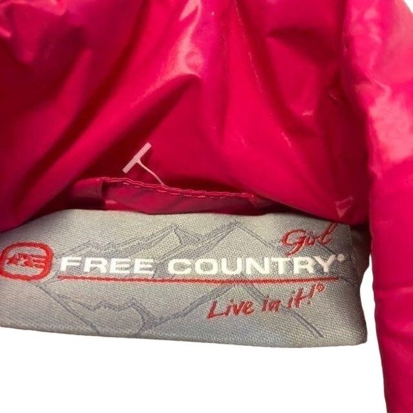 Free Country Vest Girls XL Used Bright Pink - Picture 9 of 14